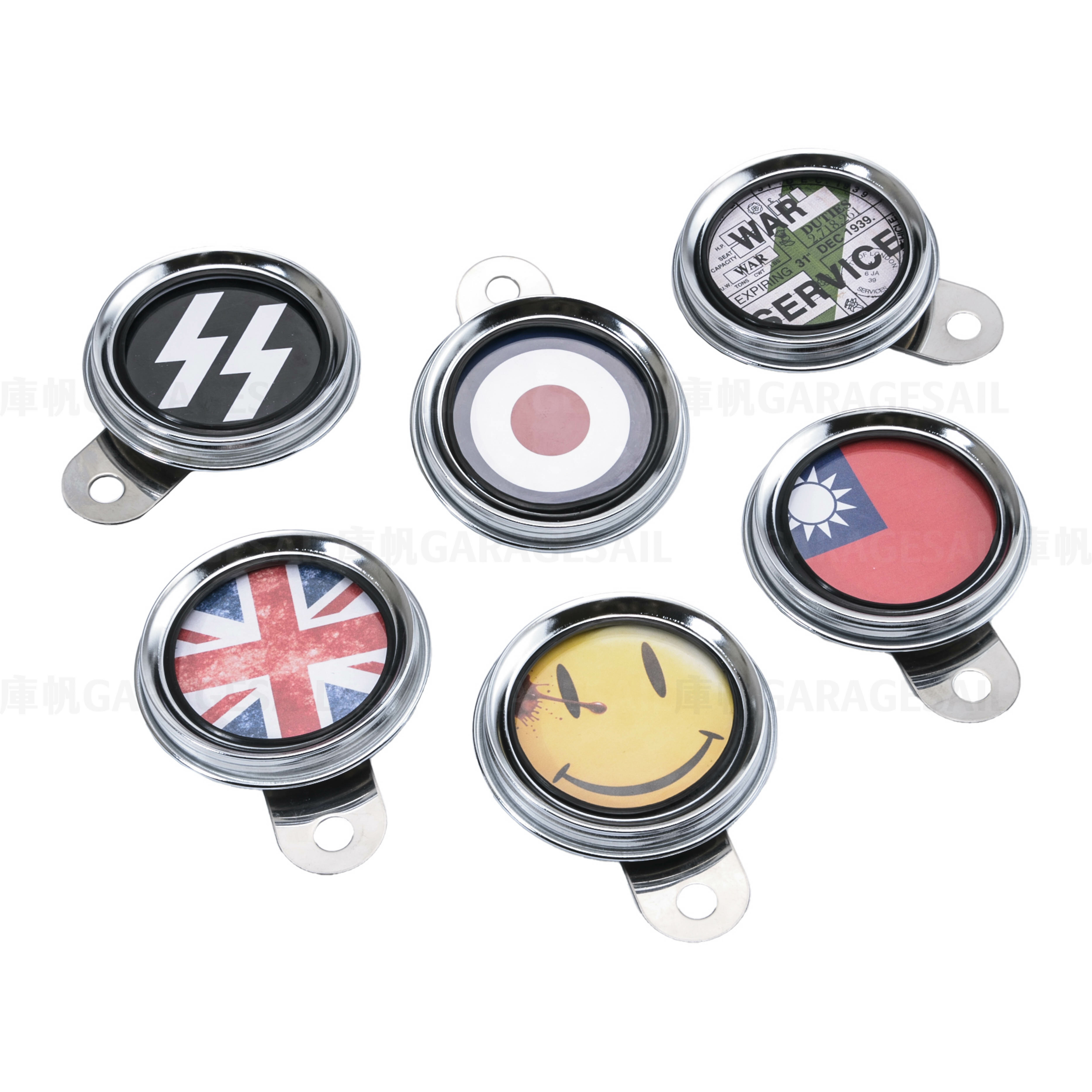 金屬 復古 稅牌 A款 銀