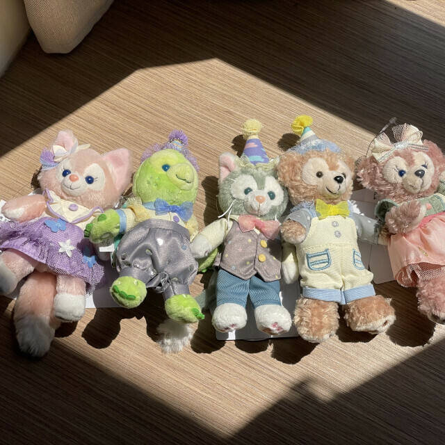 迪士尼系列 東京迪士尼海洋 達菲家族娃娃