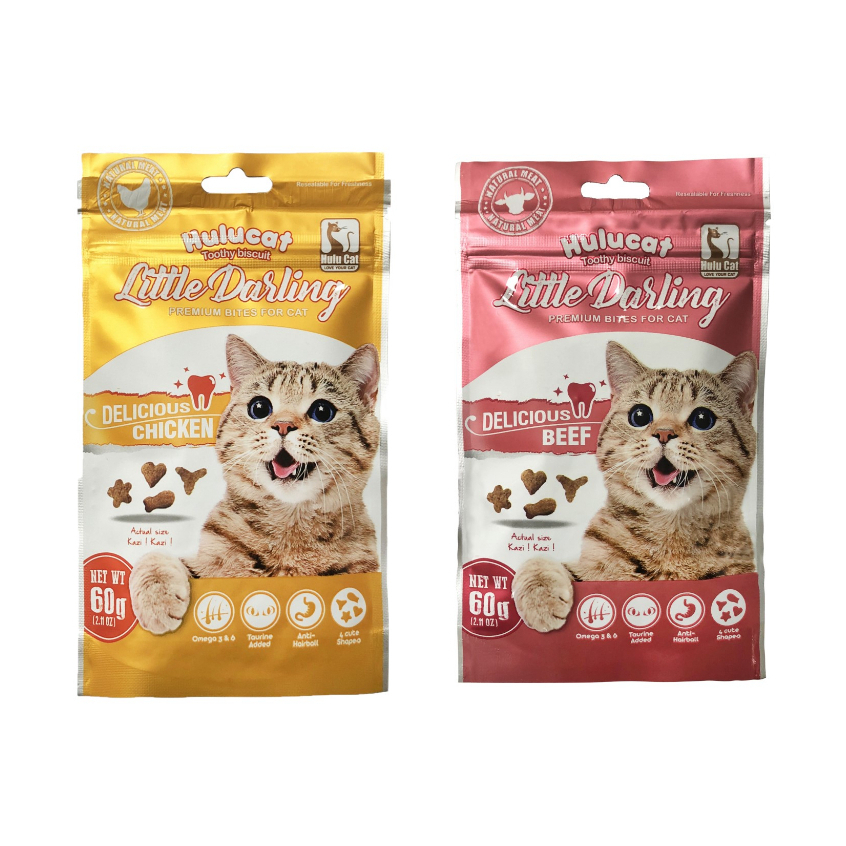 HuluCat卡滋化毛貓咪潔牙餅