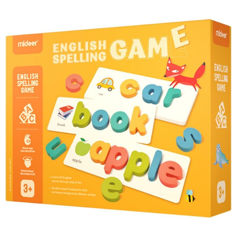 《 MiDeer》木質英文早教拼字遊戲組