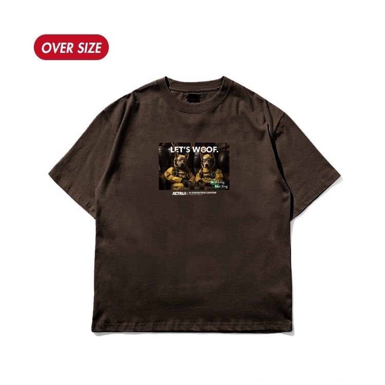XCTRL 製毒狗短T-咖啡