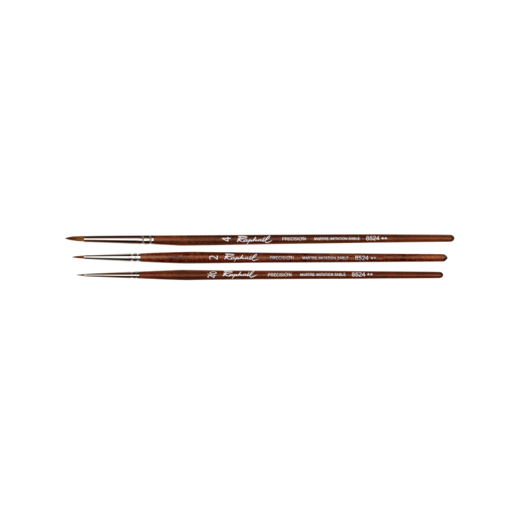法國 Raphael 拉斐爾 8524 PRECISION 超精細仿貂補筆用筆 2/0-4號