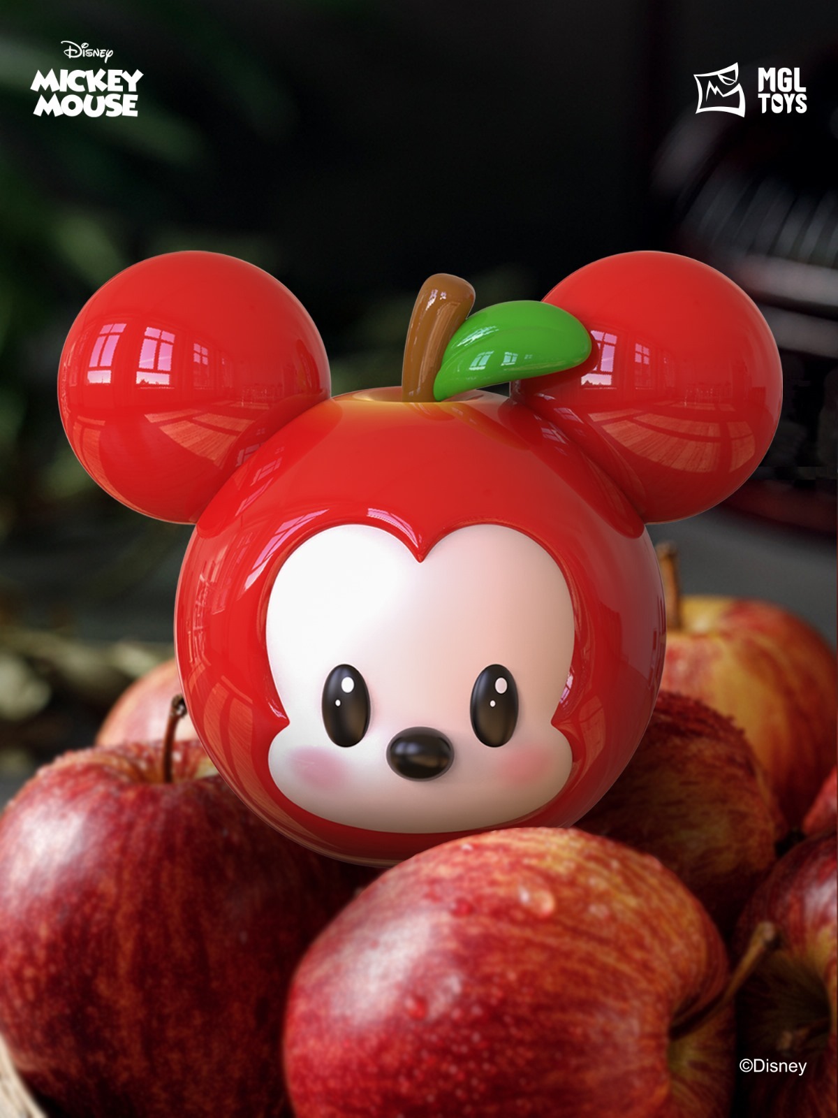 DISNEY 迪士尼-Mickey Apple Tumbler 不倒翁 (By MGL TOYS)