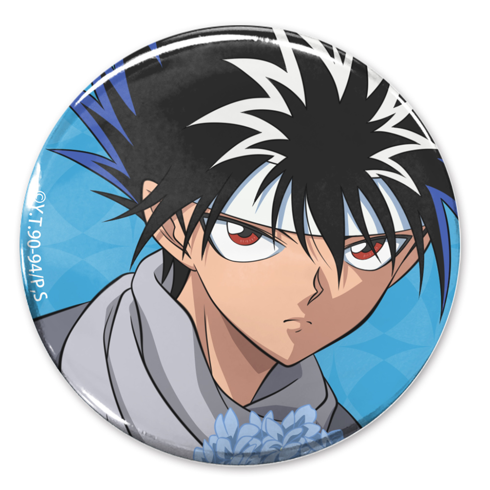 Cospa 0324 幽☆遊☆白書 描き下ろし 飛影 缶ﾊﾞｯｼﾞ 花束Ver.襟章