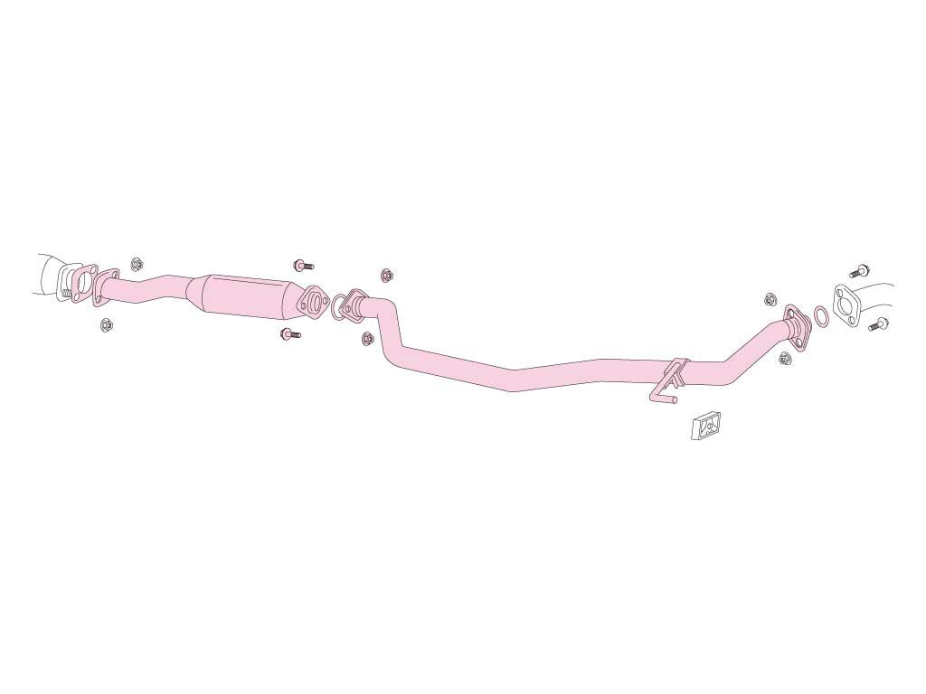 FUJITSUBO CENTER PIPE 中段 NISSAN MURANO 2003-2007