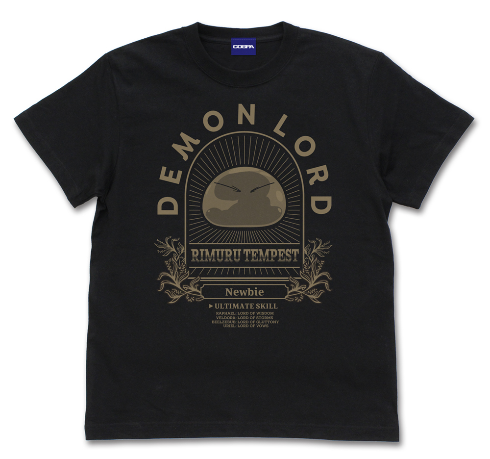 Cospa 1111 転ｽﾗ 魔王ﾘﾑﾙ様 Tｼｬﾂ/BLACK