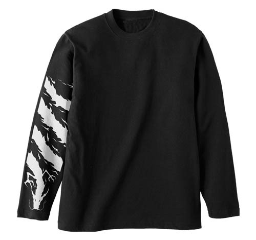 Cospa 0324 幽☆遊☆白書 飛影 黒龍 ﾛﾝｸﾞｽﾘｰﾌﾞTｼｬﾂ/BLACK