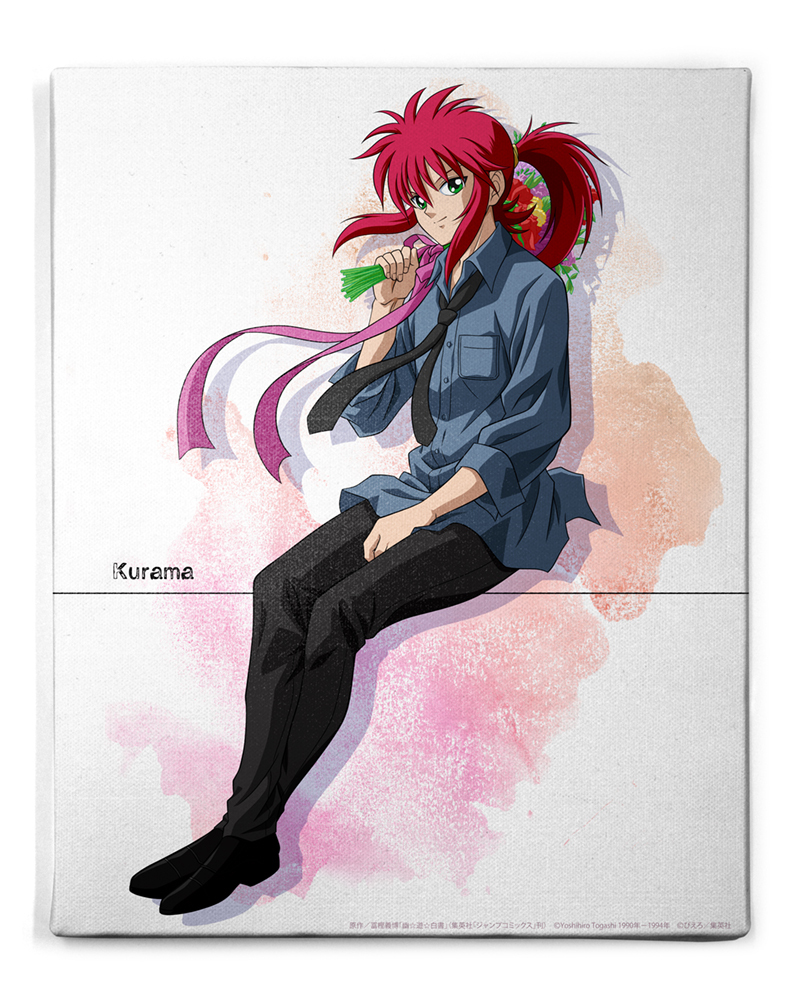 Cospa 0324 幽☆遊☆白書 描き下ろし 蔵馬 F6ｷｬﾝﾊﾞｽｱｰﾄ 花束Ver.