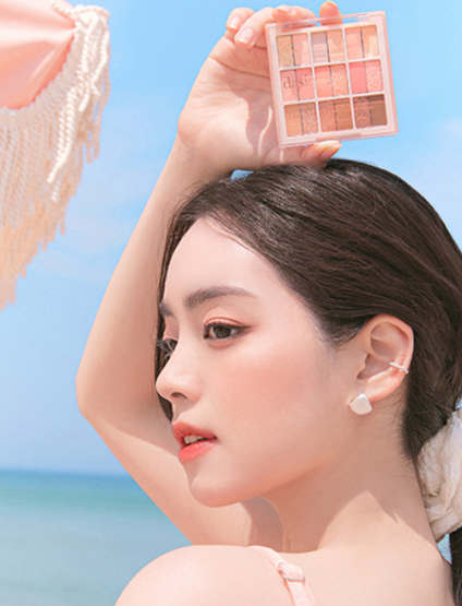 DASIQUE  Shadow Palette #23 Summer Coral🐚✨🌊極美夏日閃亮珊瑚眼影盤EXP DATE: 2026.07)
