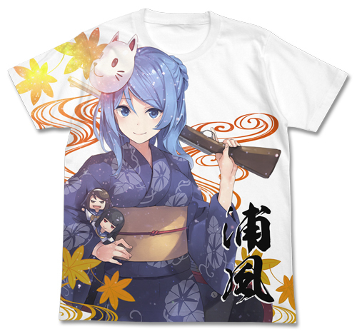 Cospa 0805 艦隊これくしょん -艦これ- 浴衣の浦風ﾌﾙｸﾞﾗﾌｨｯｸTｼｬﾂ WHITE