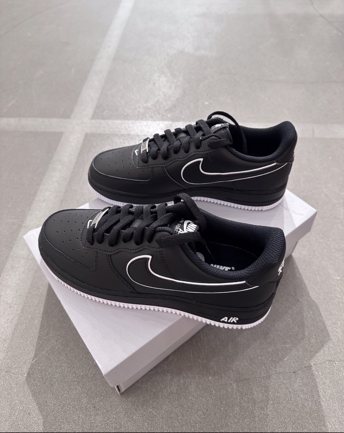 預購 Nike Air Force 1 Low Black White 黑