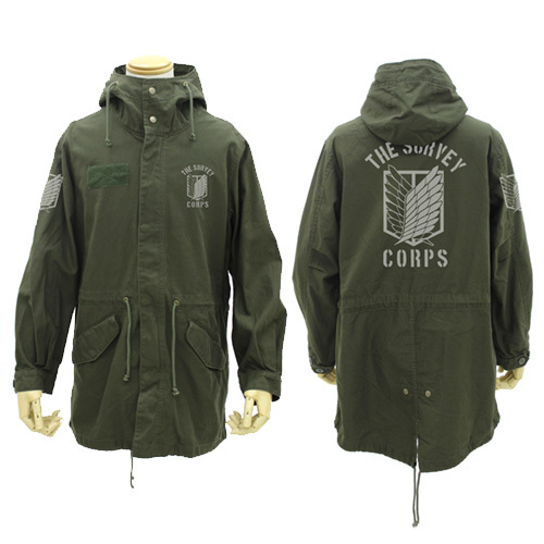 Cospa 0729 進撃の巨人 調査兵団ｴﾝﾌﾞﾚﾑ M-51ｼﾞｬｹｯﾄ/MOSS