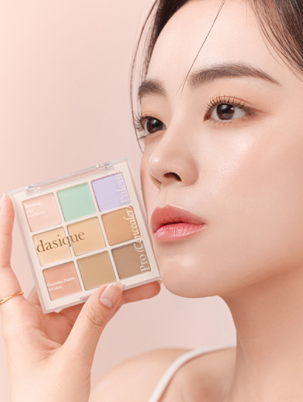 DASIQUE Pro Concealer Palette 🔔懶人必備9格遮瑕神器 ！淚溝黑眼圈痘印一次搞定