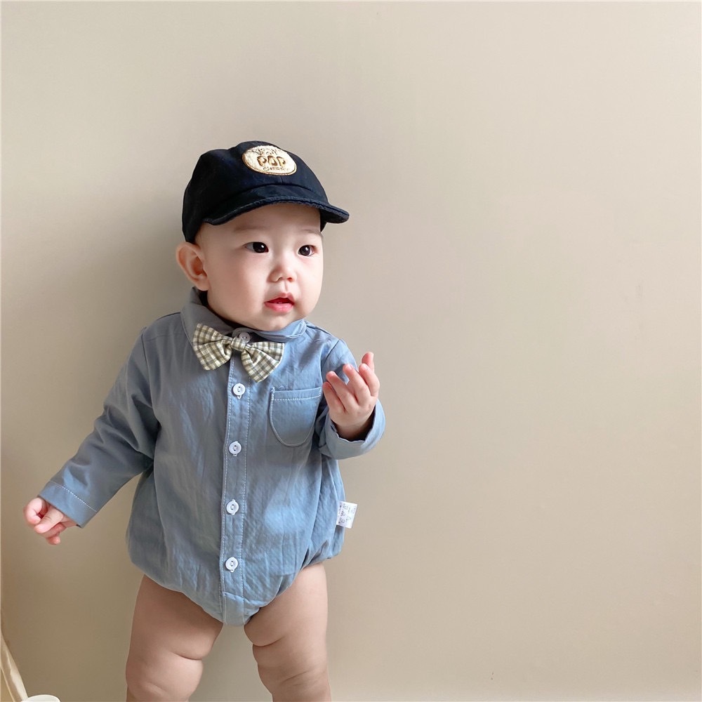 紳士領結衫包屁衣