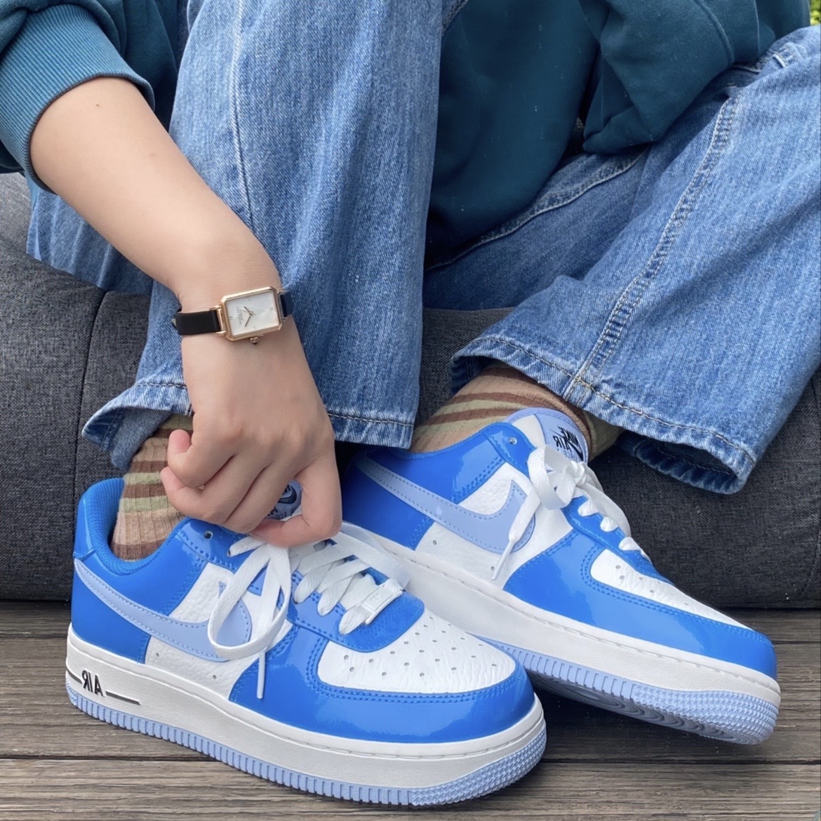 Nike Air Force 1 Low 藍白脆糖FJ4801-400