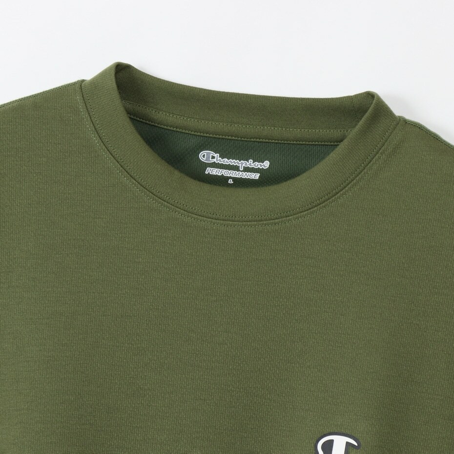 男款-SPORTS 簡約素色快乾長袖TEE-橄欖綠（C3-YS405-655）