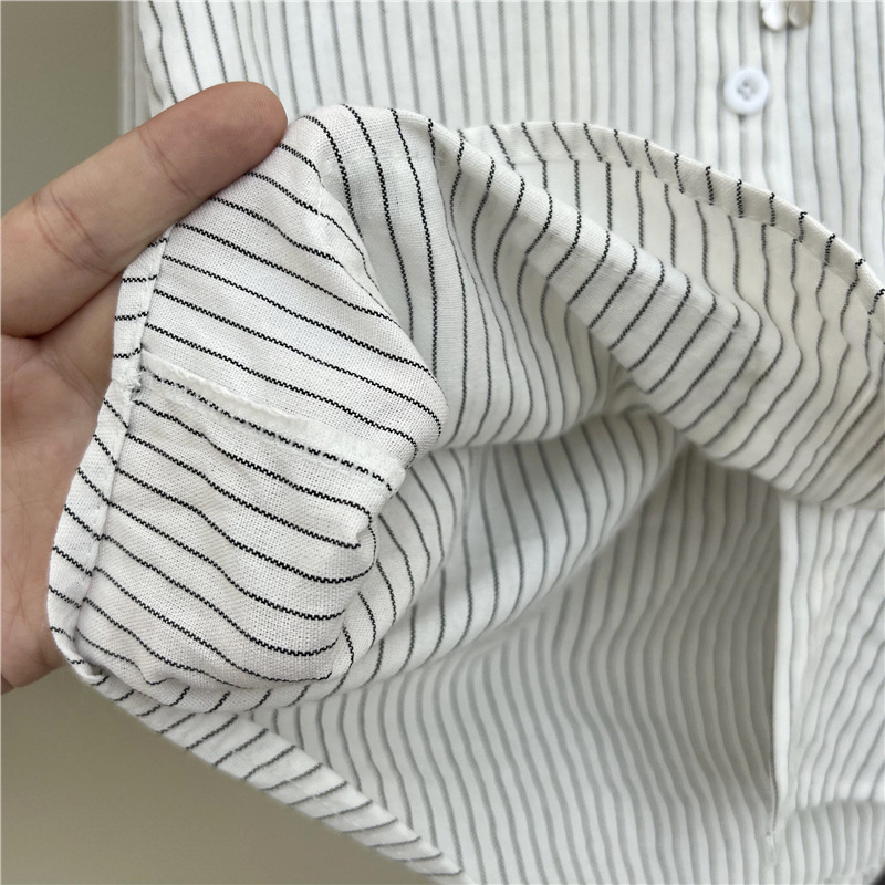 O37WE_A9_C: 韓風白色直間恤衫(pre-order)