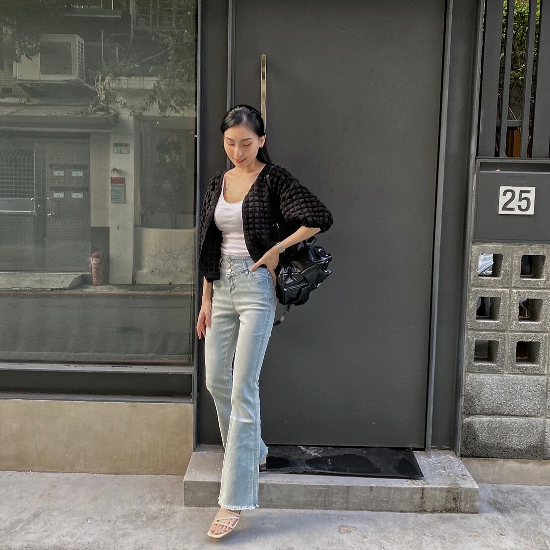 可愛泡泡澎袖外套/二色