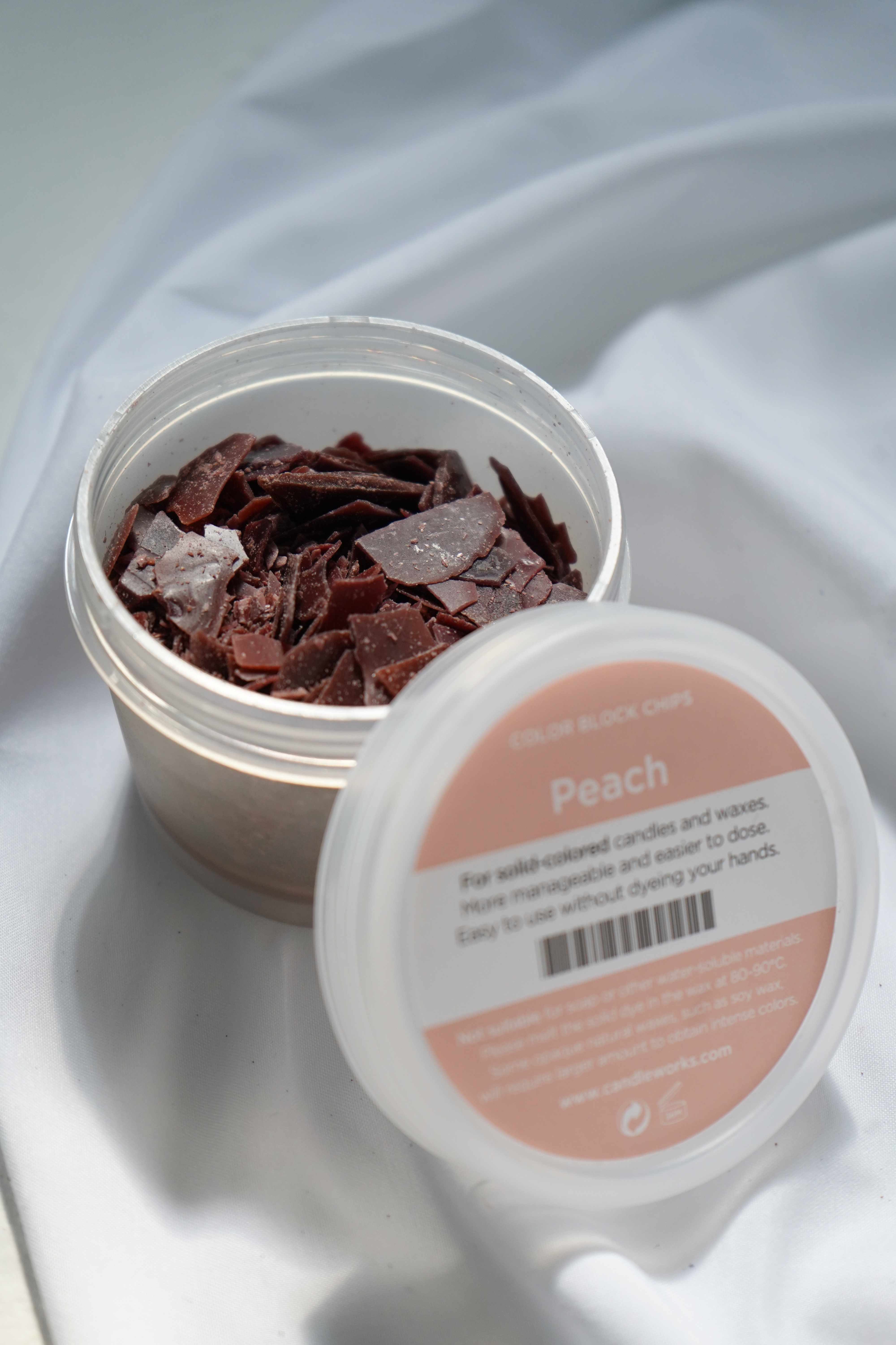 #15 Peach Color Block Chip 40g (CW)