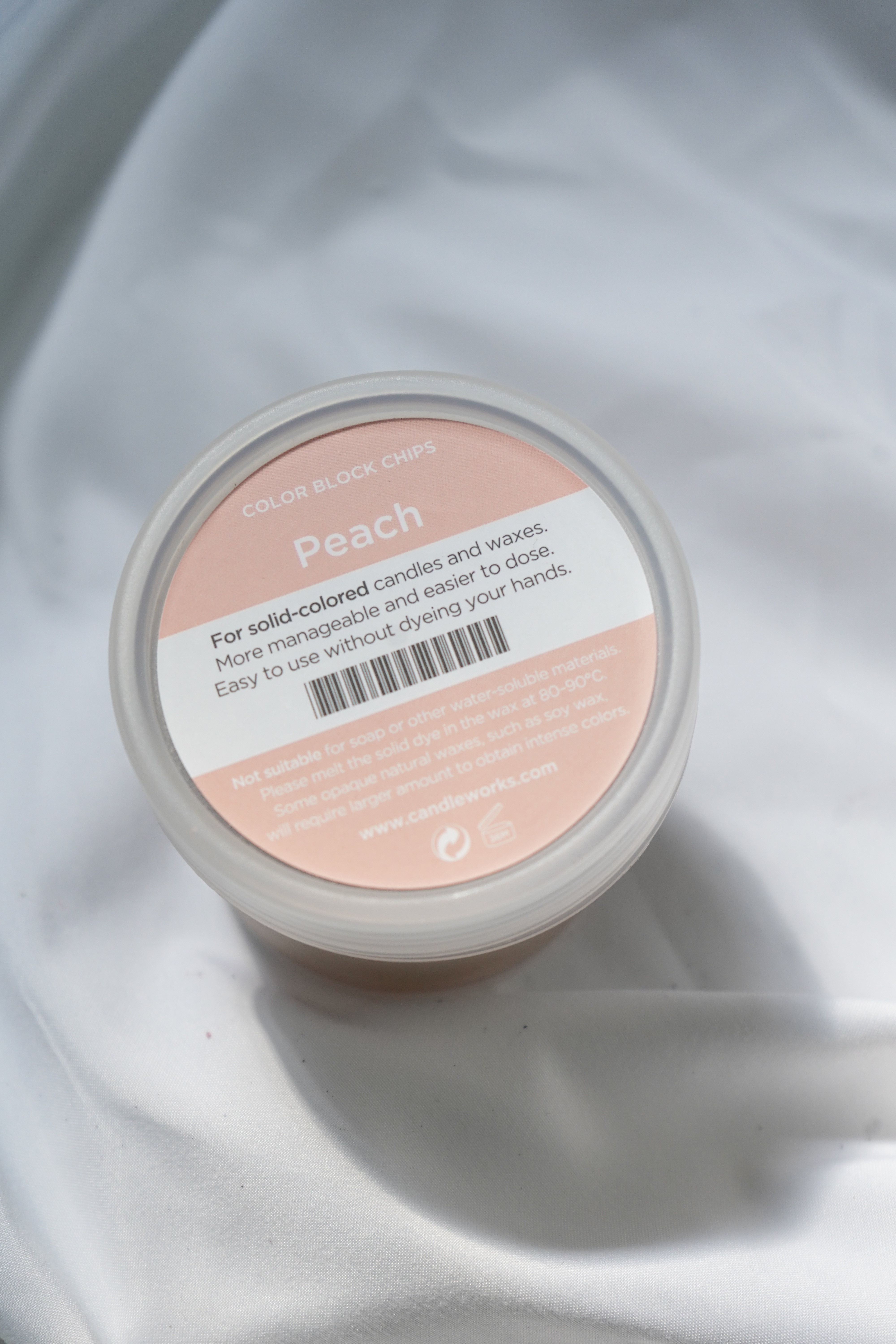 #15 Peach Color Block Chip 40g (CW)
