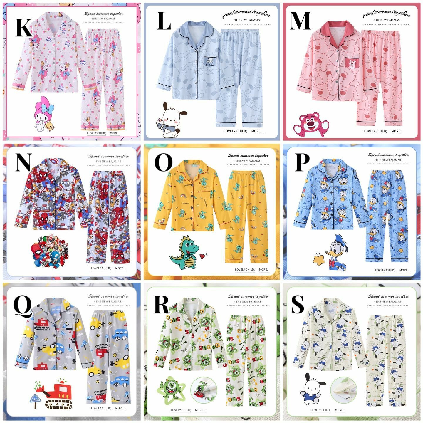 🈹️必搶款👦🏻👧🏻兒童卡通家居服套裝-23007487