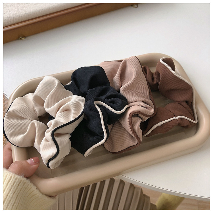 《3004》秋冬大地奶茶色大腸髮圈