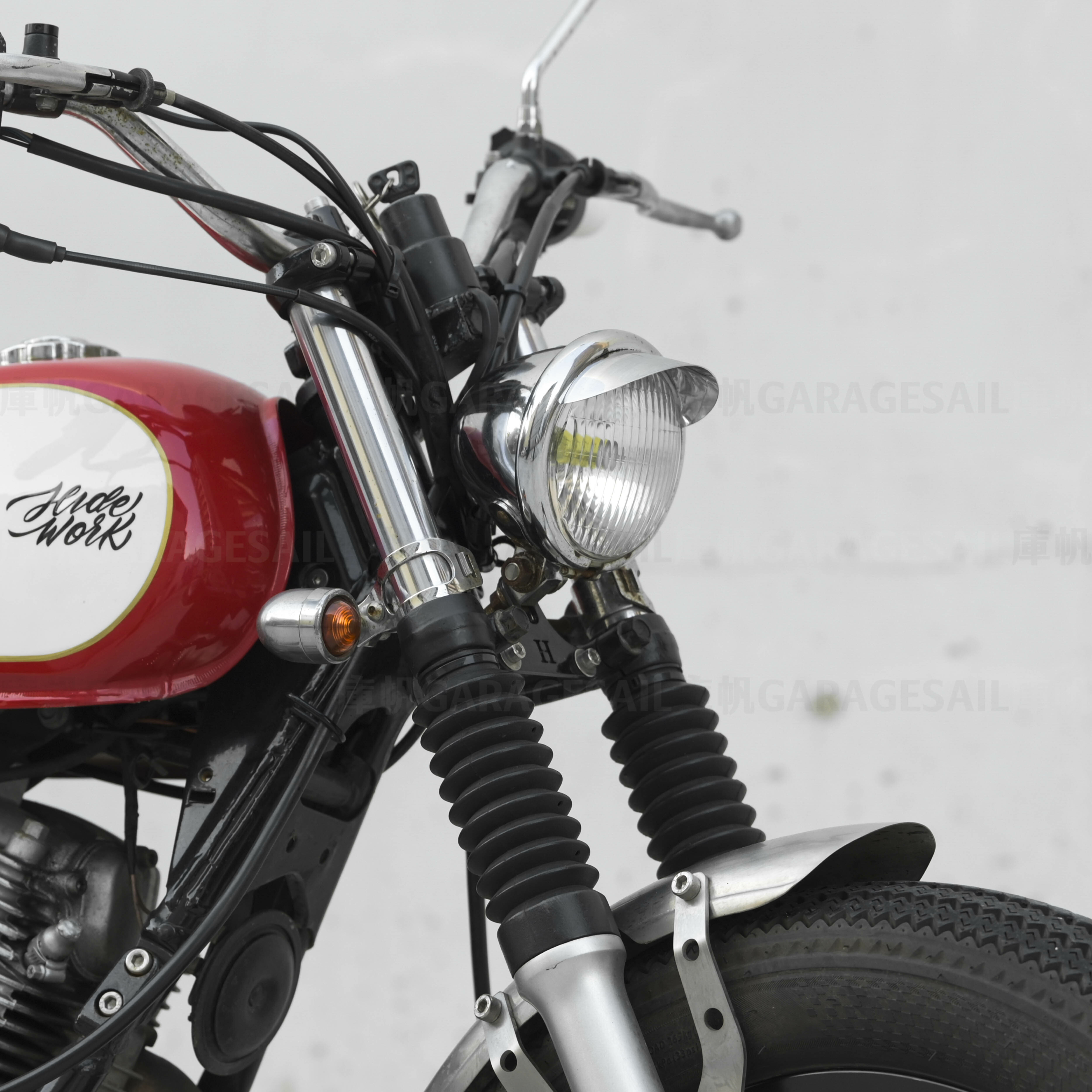 4.5吋 復古 金屬燈簷 電鍍銀