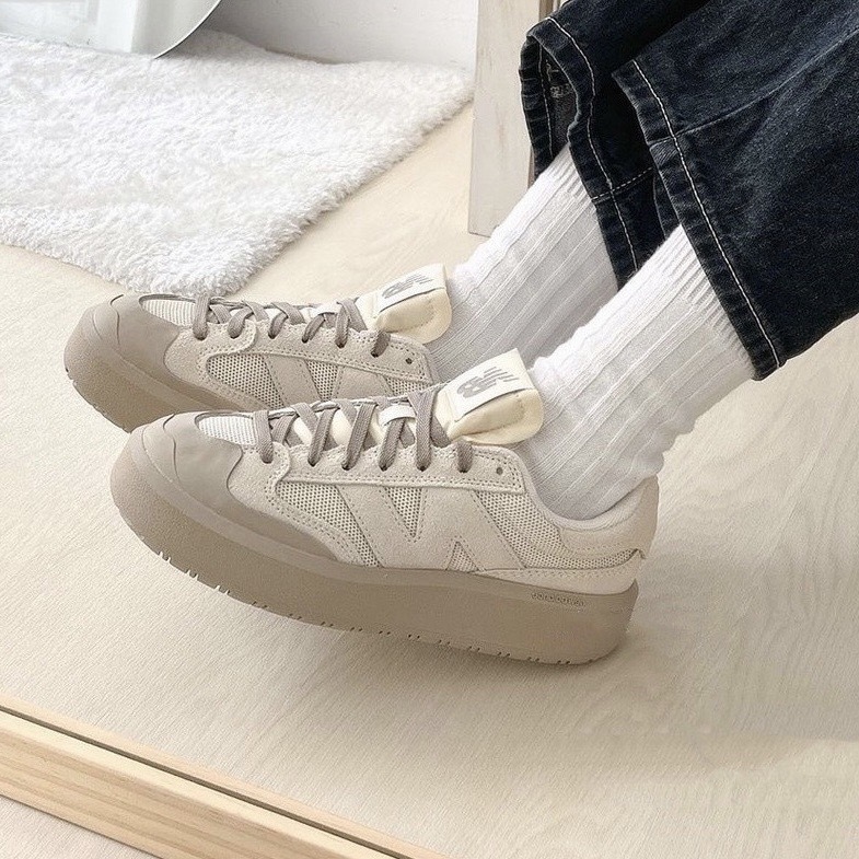 New Balance CT302 奶茶色厚底小白鞋｜復古休閒百搭 CT302WB