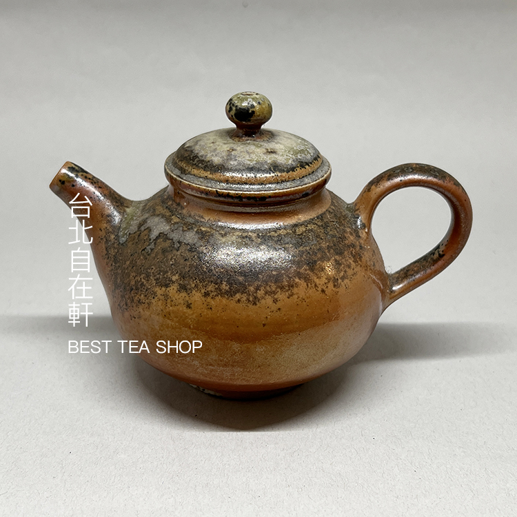 茶香自在】李明松老土工作室手工雙耳圖案花器