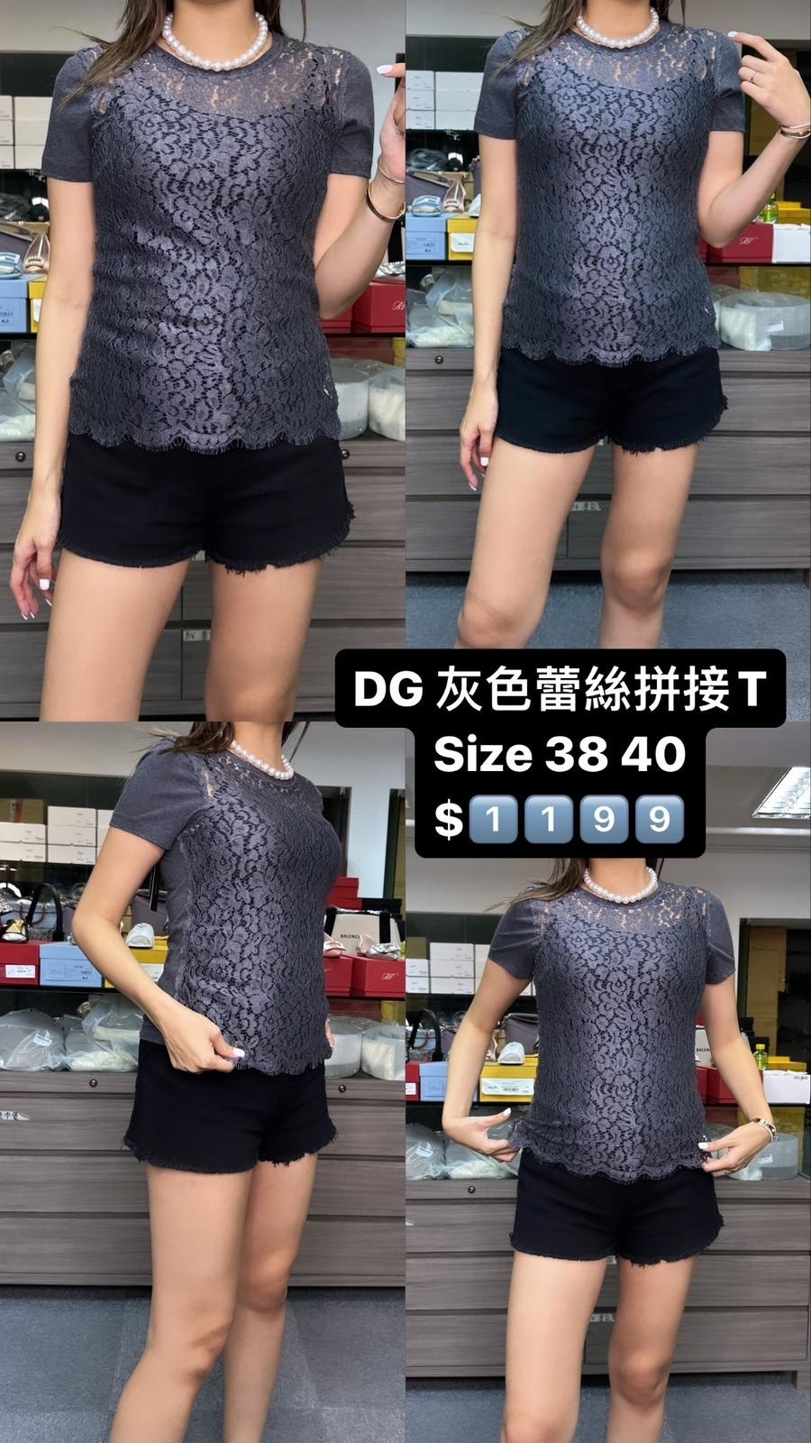 D&G 深灰色TEE -M