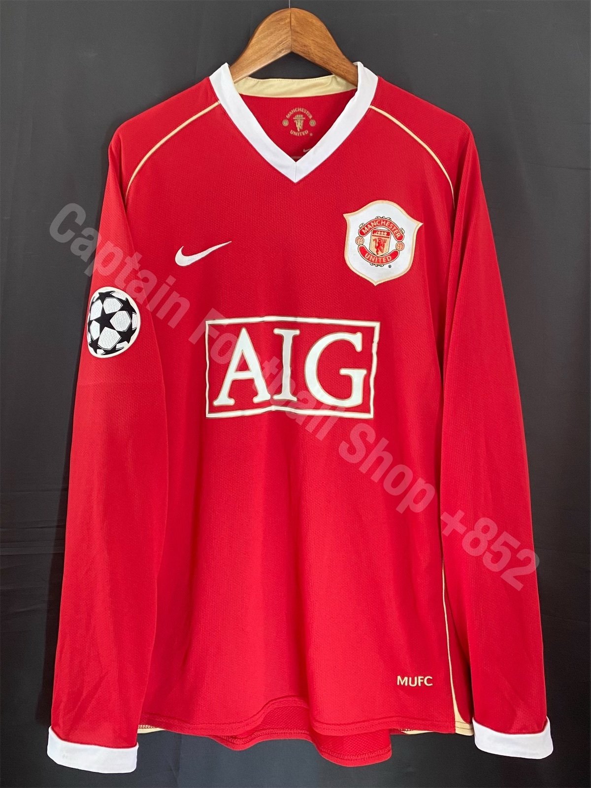 曼聯 2006-2007 Nike 主場長袖球衣 #7 RONALDO