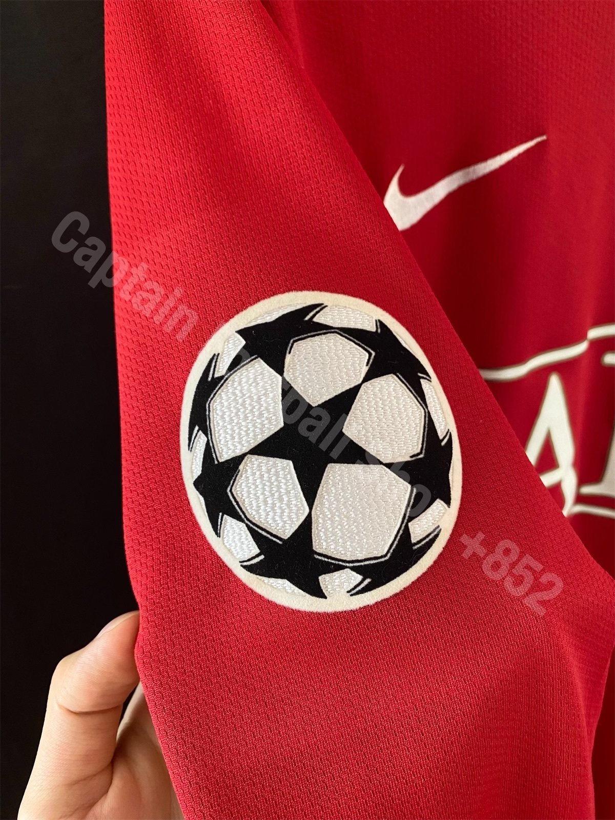 Manchester United Champions League Winner 07/08 Soccer Patch