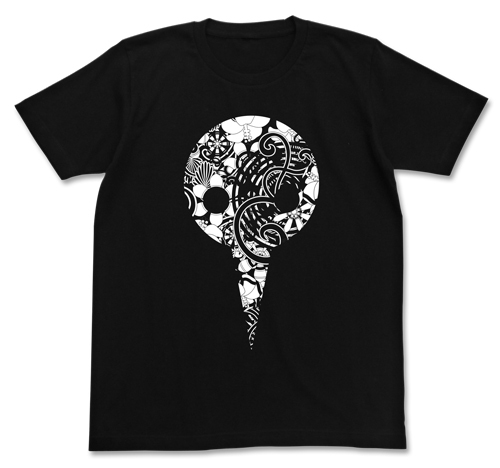 Cospa 0707 EVANGELION 使徒ﾌﾗﾜｰﾊﾟﾀｰﾝTｼｬﾂ/黑色