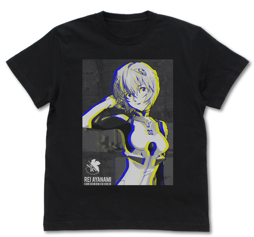Cospa 0707 EVANGELION 綾波ﾚｲ ｸﾞﾗﾌｨｯｸTｼｬﾂ/黑色