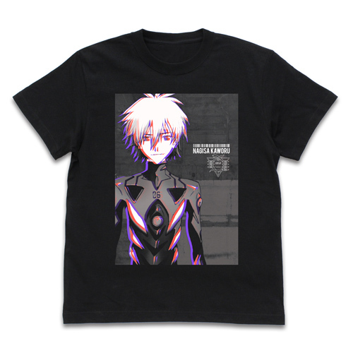 Cospa 0707 EVANGELION 渚ｶｦﾙ ｸﾞﾗﾌｨｯｸTｼｬﾂ/黑色