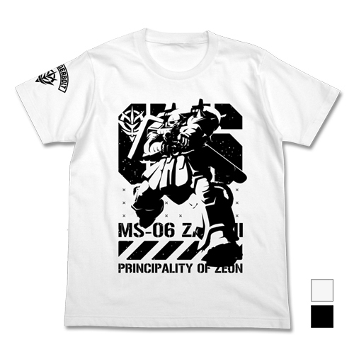 Cospa 0819 機動戦士ｶﾞﾝﾀﾞﾑ ｻﾝﾀﾞｰﾎﾞﾙﾄ ｻﾝﾀﾞｰﾎﾞﾙﾄ版ｻﾞｸTｼｬﾂ 白色