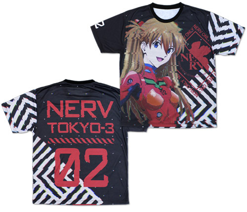 Cospa 0707 EVANGELION 式波･ｱｽｶ･ﾗﾝｸﾞﾚｰ 両面ﾌﾙｸﾞﾗﾌｨｯｸTｼｬﾂ