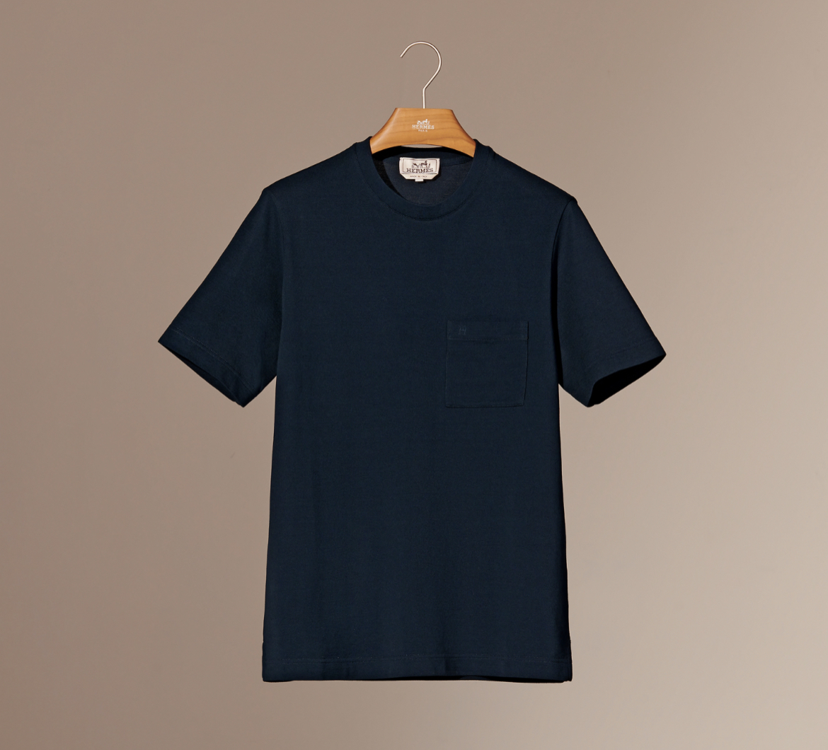 Hermes "H" embroidered T-shirt