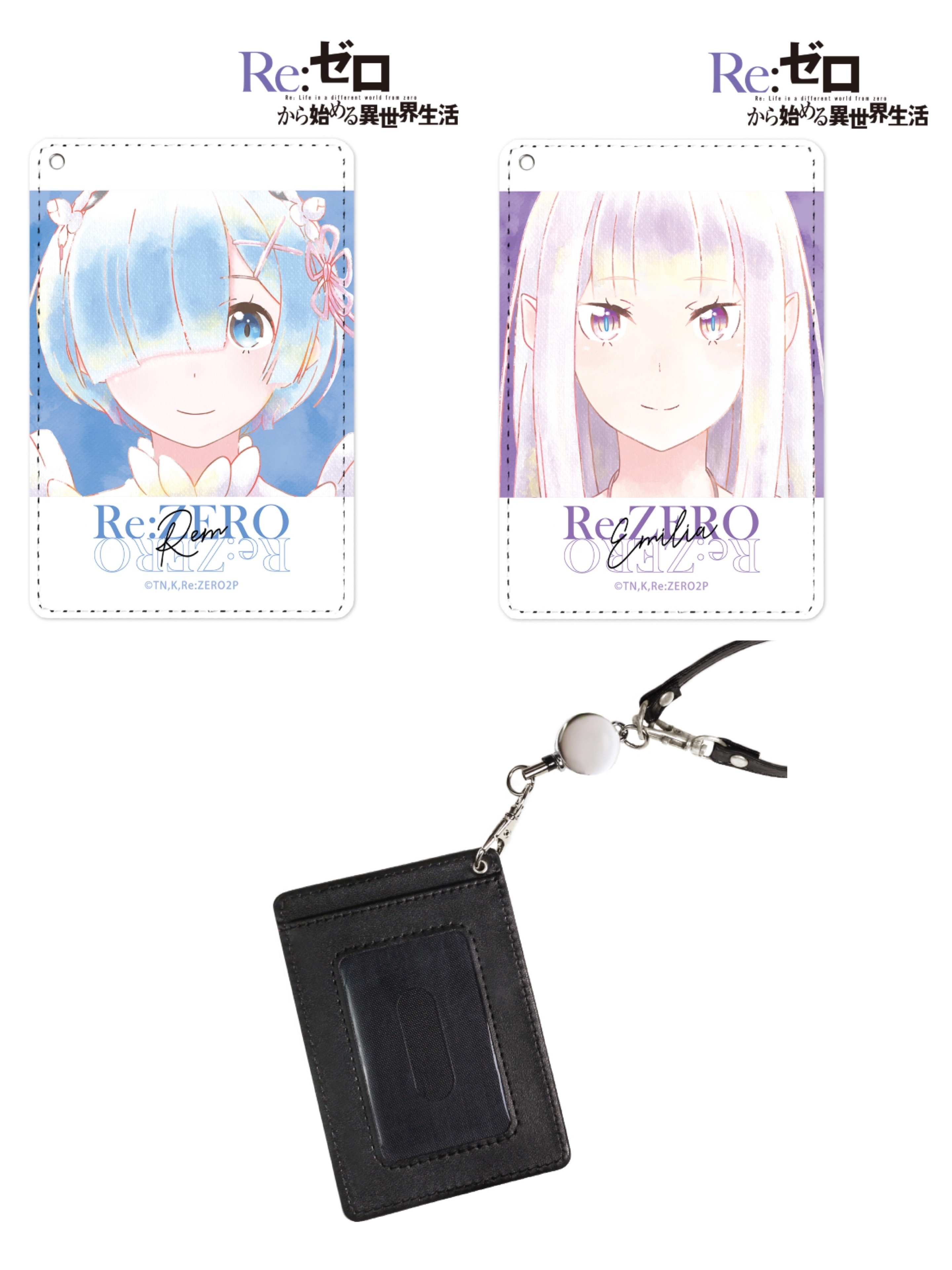 預訂2024/2月 Re:ゼロから始める異世界生活 Ani-Art aqua label 1ポケットパスケース