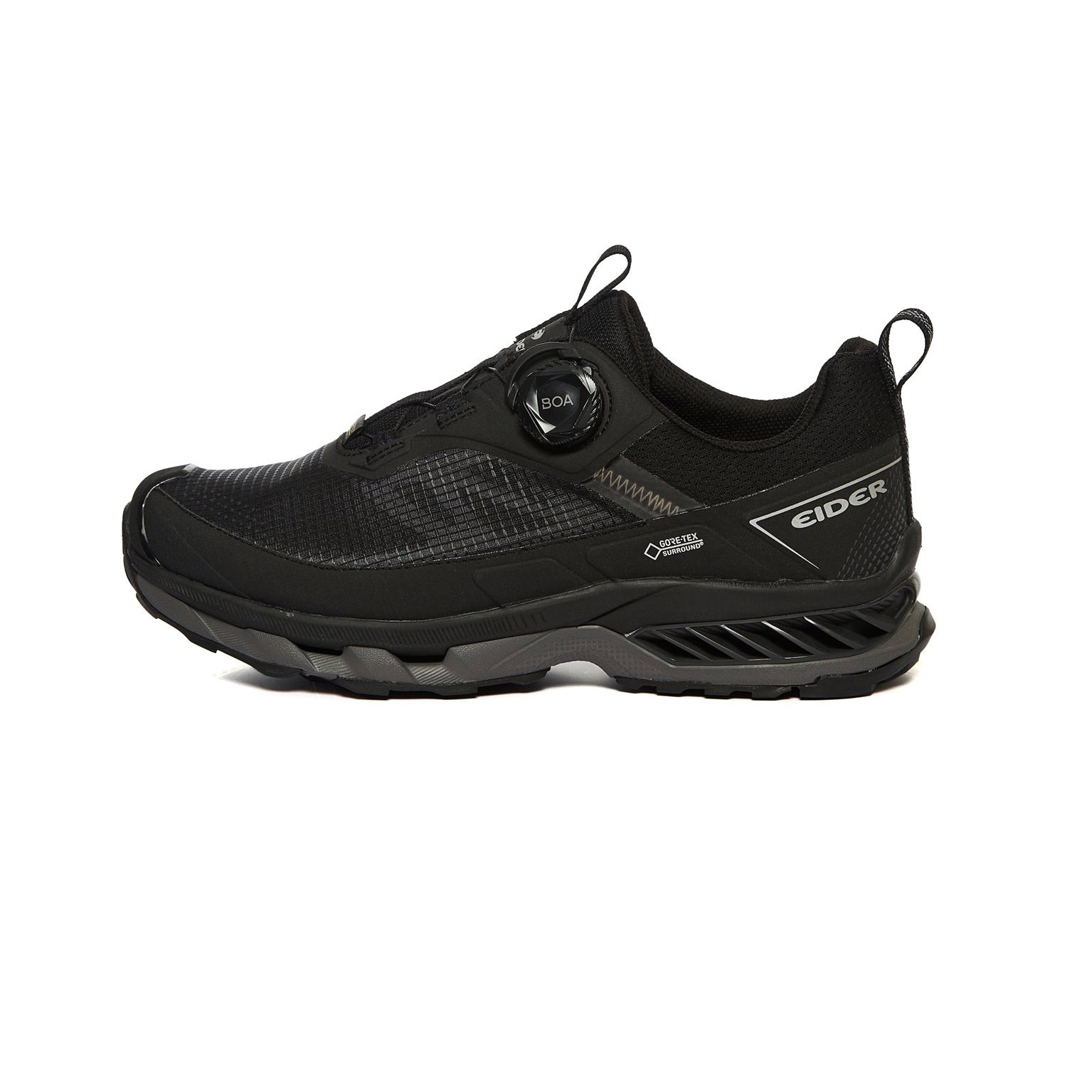 【EIDER】男防水GTX透氣免帶式短筒鞋 / 23EDMF23G35-[黑]