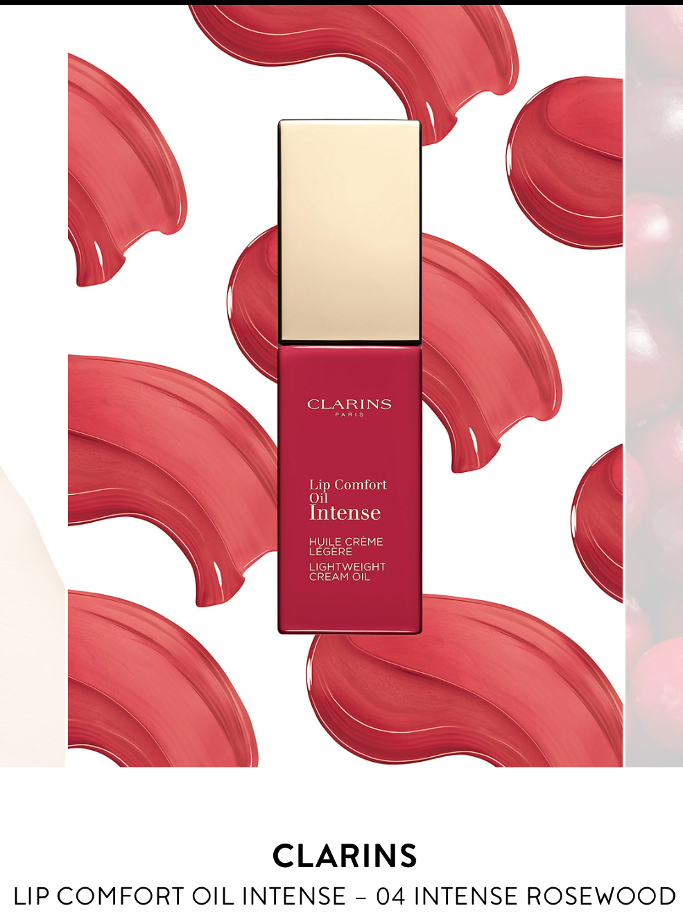 《韓國連線》Clarins Lip Comfort Oil Intense 04 Intense Rosewood 7ml 唇釉