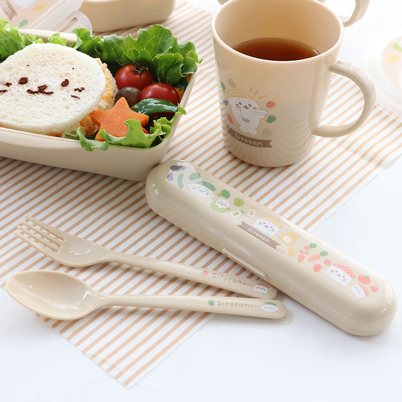 Sirotan 食材繪 湯匙叉子組(附盒)/筷子(附收納盒)