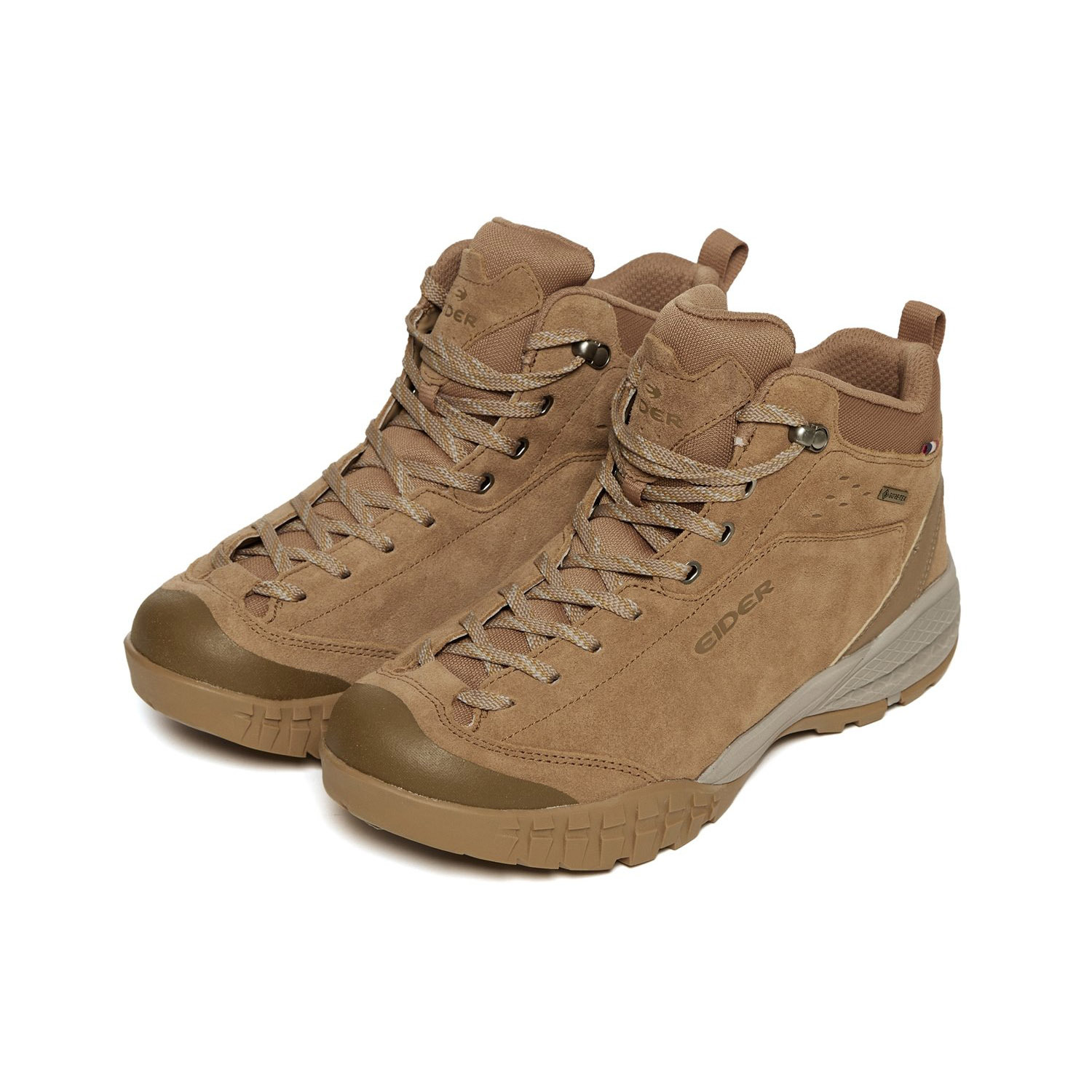 【EIDER】防水GTX中筒綁帶登山鞋 / 23EDUF23G52-[棕]