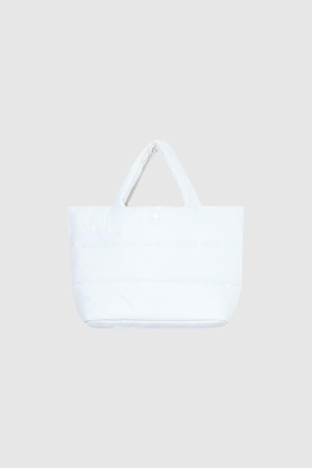 AERO 刺繡鋪棉托特包 UNISEX（香草白）