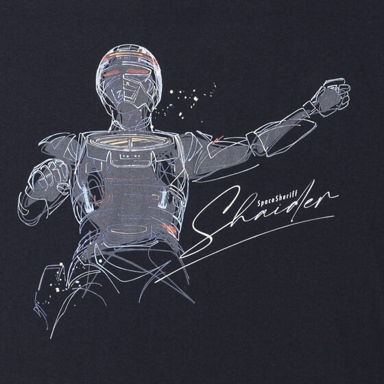226491 Pbandai 預訂2025/4月 東映ヒーローTシャツ　宇宙刑事シャイダー　ペンタッチ