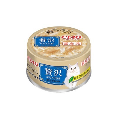 CIAO 奢華罐頭  扇貝+吞拿魚+雞肉 80G A-142【原箱24 罐】