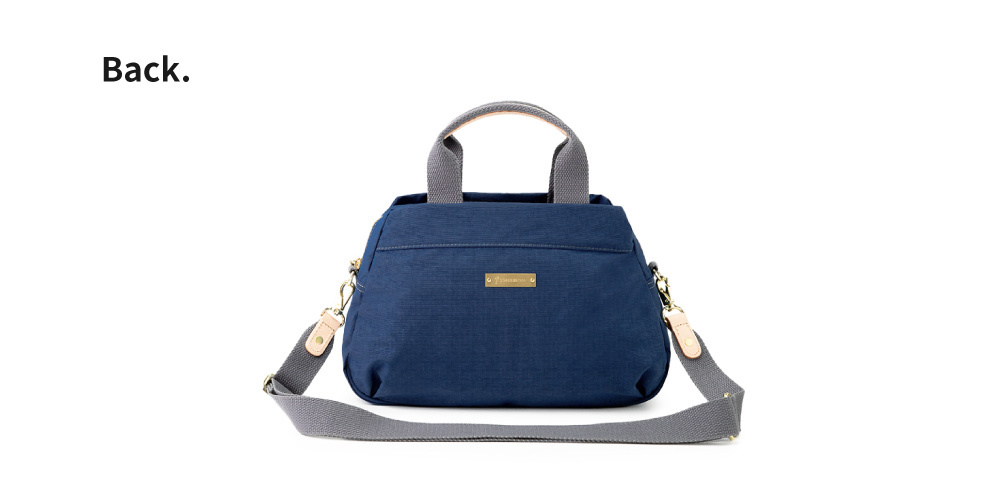 satana Soldier 暖洋洋手提斜背包 海軍藍色 SOS2240-225 背面照