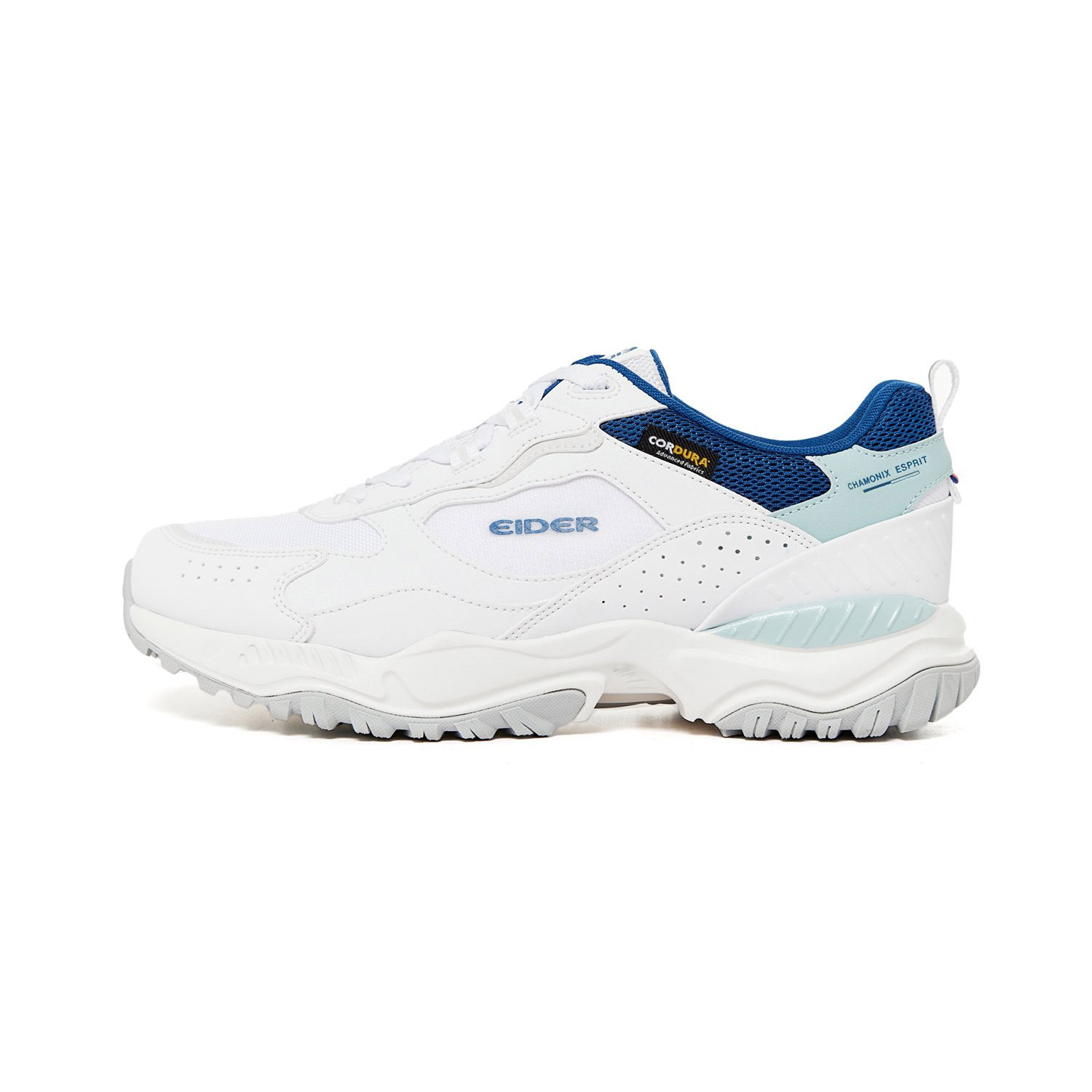【EIDER】輕量健行運動鞋 / 23EDUF23N30-[白/藍]
