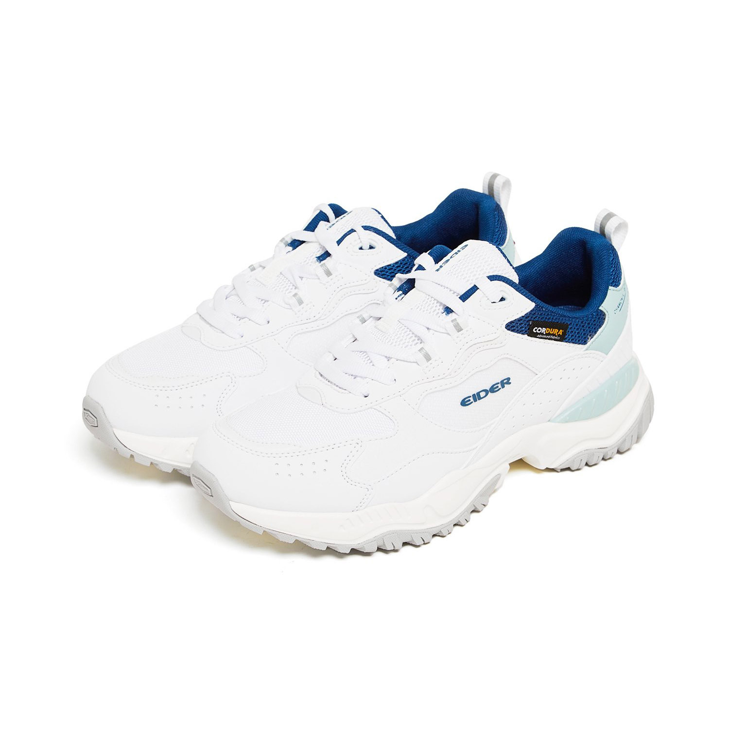 【EIDER】輕量健行運動鞋 / 23EDUF23N30-[白/藍]
