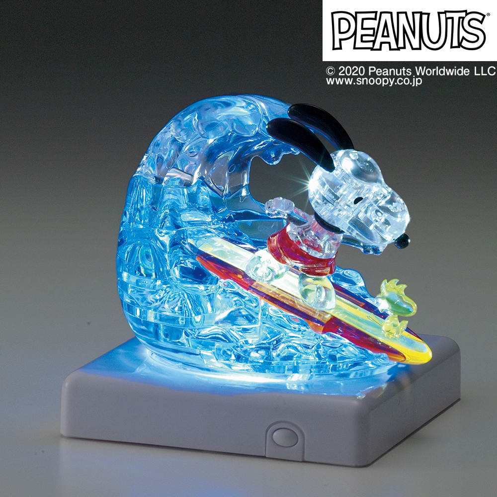 頂級史努比衝浪 (立體水晶)